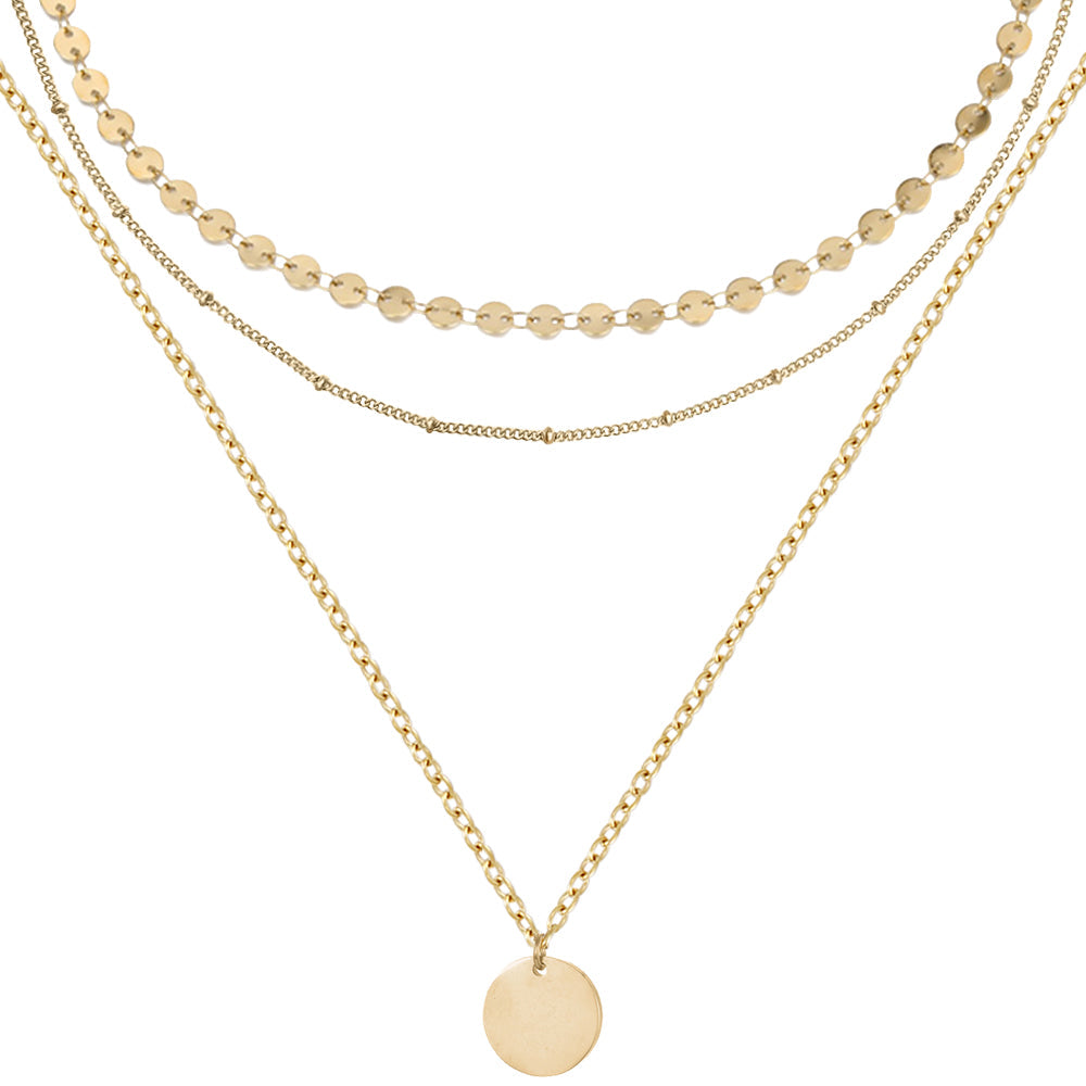 Bundle: BonnyBoho + BonnyDots Halsketten Set Gold