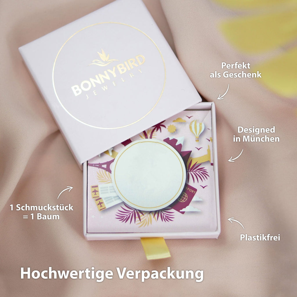 Bundle: BonnyCoin Plättchen Kette + Armband Gold