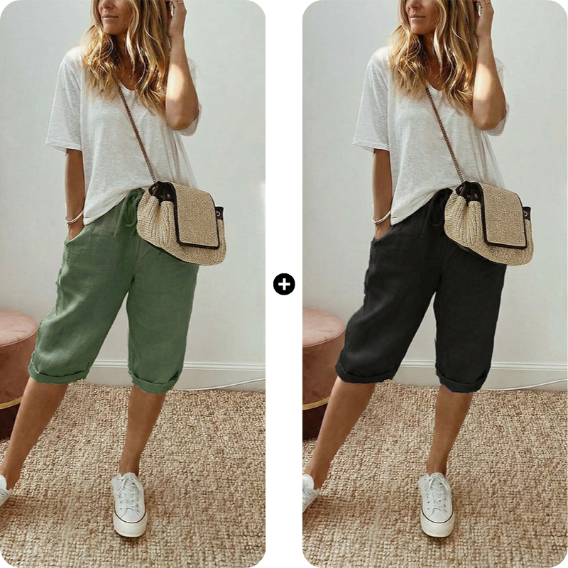 Lina – Luftige Komfort-Caprihose