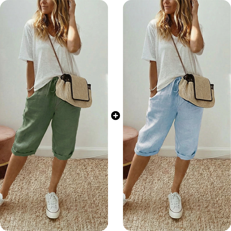 Lina – Luftige Komfort-Caprihose