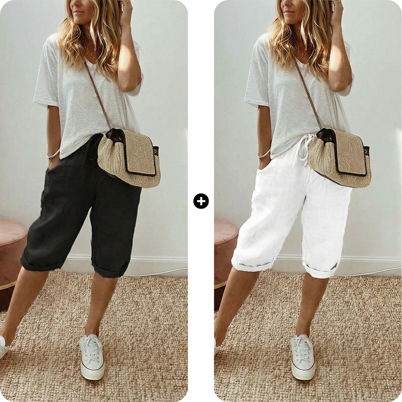 Lina – Luftige Komfort-Caprihose