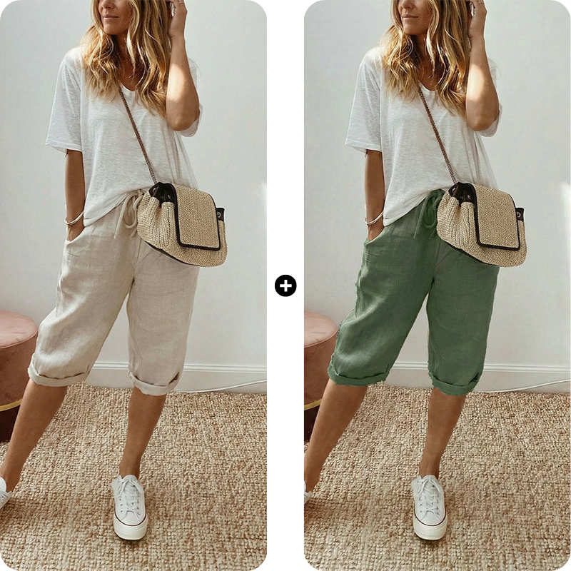 Lina – Luftige Komfort-Caprihose