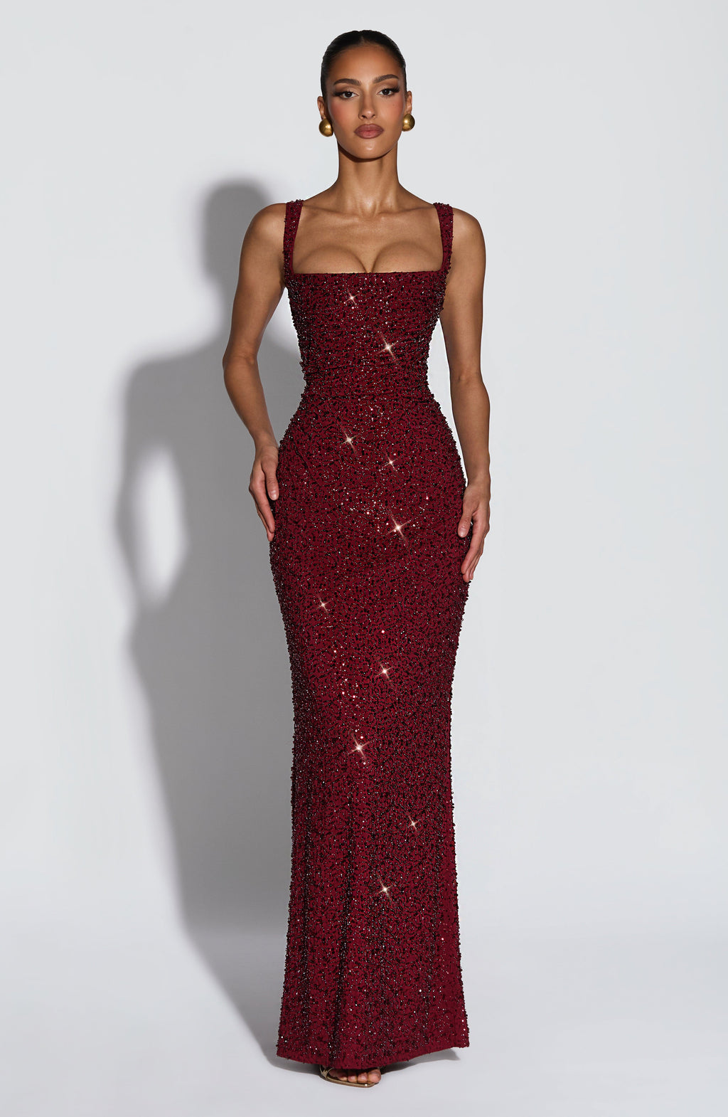 ROSALIND | Maxikleid mit Quadratischem Ausschnitt