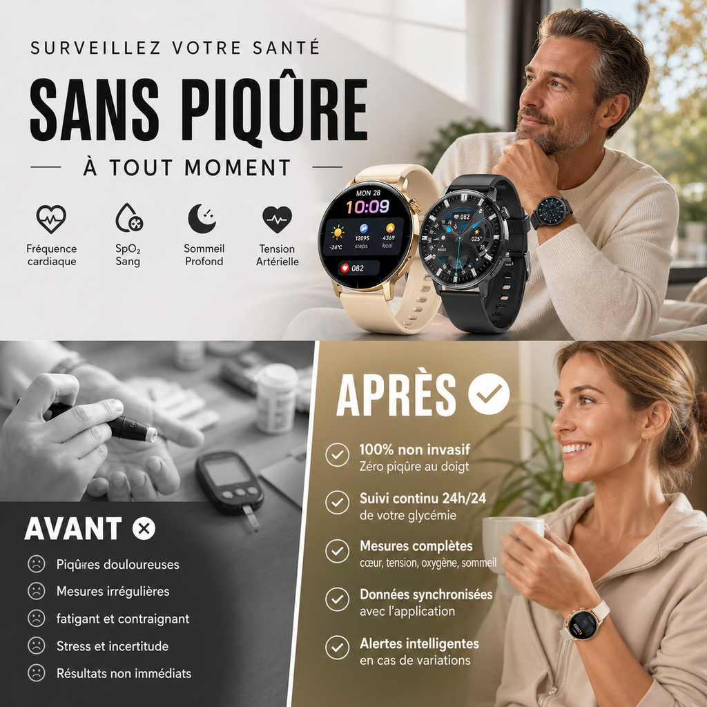 VELTOR™ | Montre Connectée Intelligente