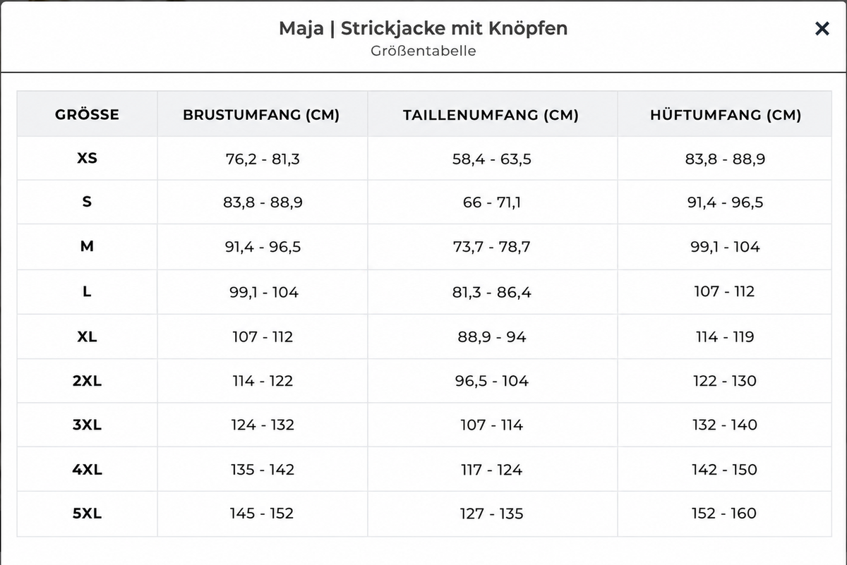 Maja™ | Elegante Strickjacke mit Knöpfen