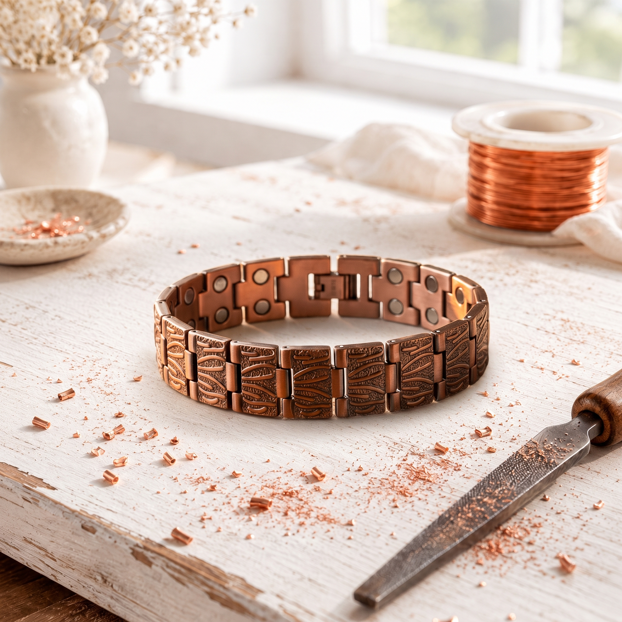 Driftwood Kupferarmband für Herren