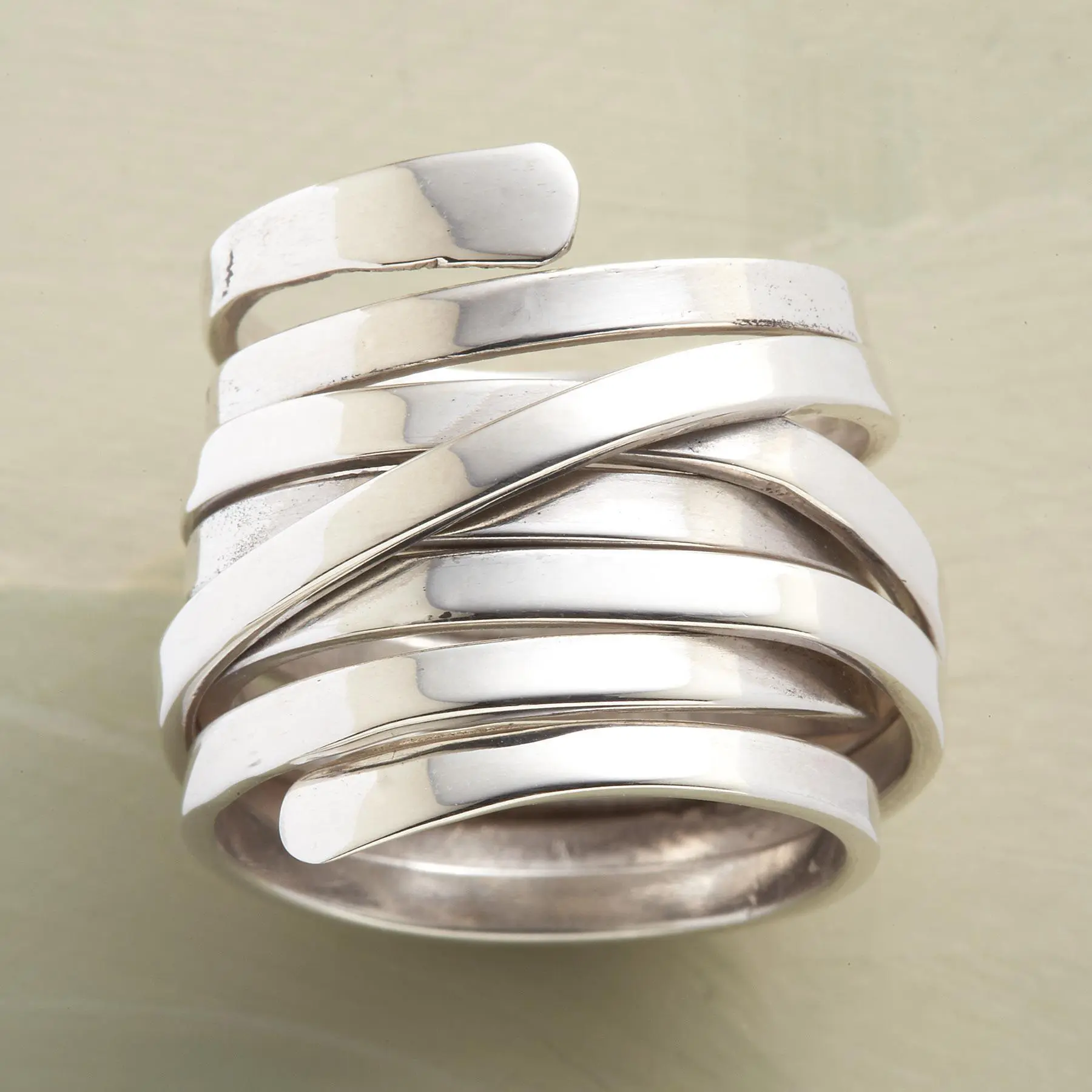 Eleganter Vintage-Silberring