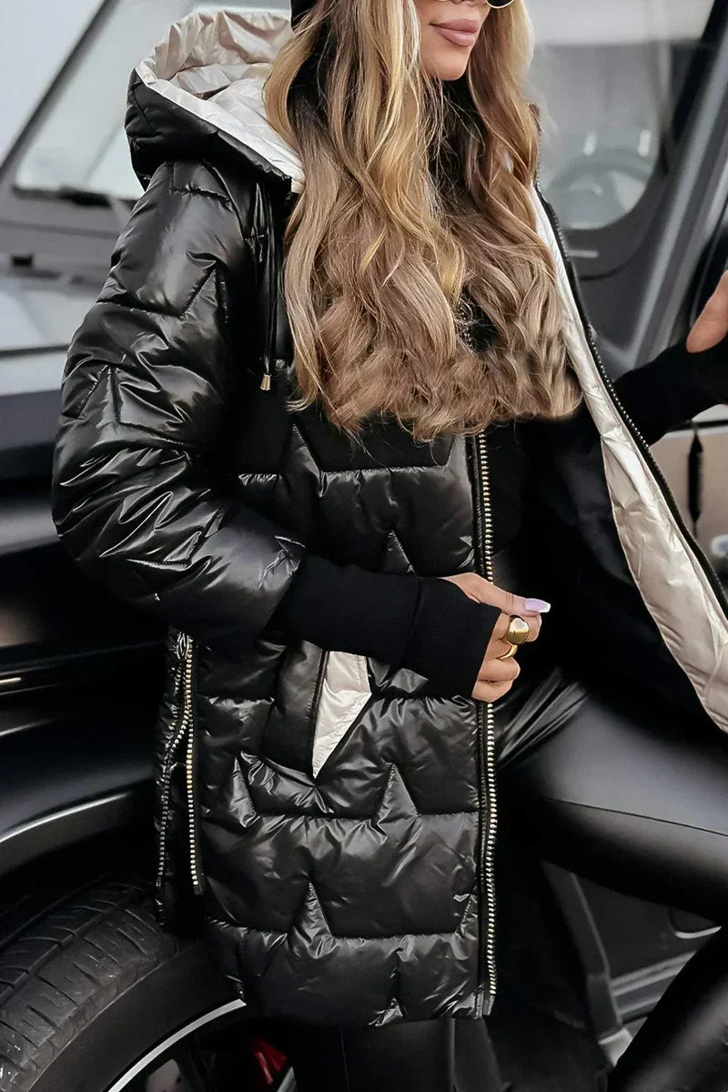 Sorella | Elegante Winterjacke mit Kapuze