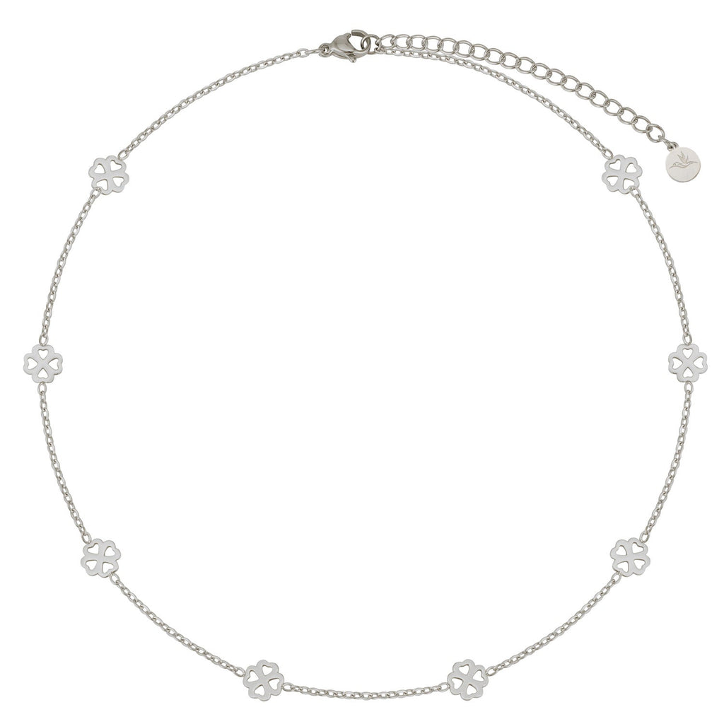 BonnyBliss Kette Kleeblatt Silber