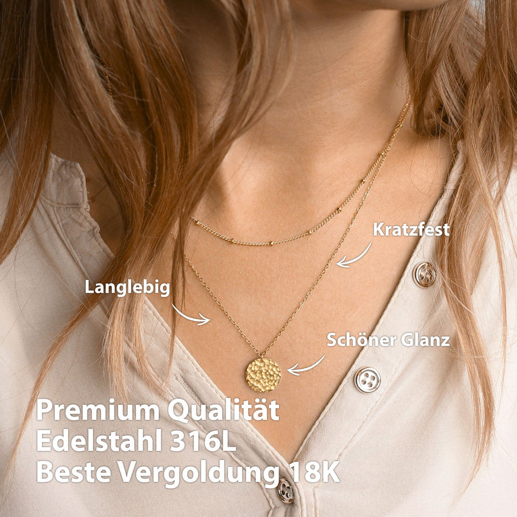 BonnyMoonbase Kette mit Platte Gold