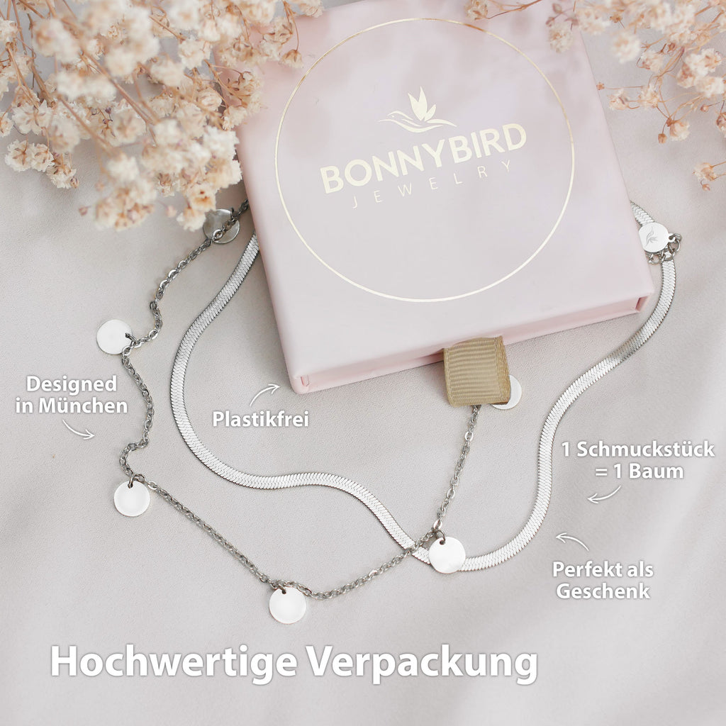 BonnySnake Schlangenkette Silber