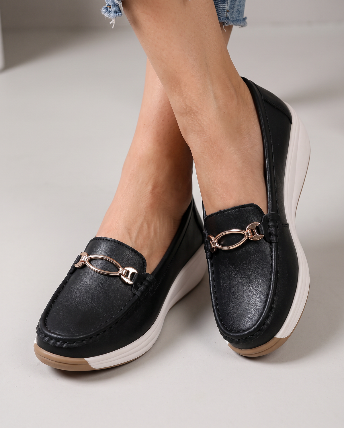 Ornellaine™ - Bequeme Halbschuhe mit Mors-Detail