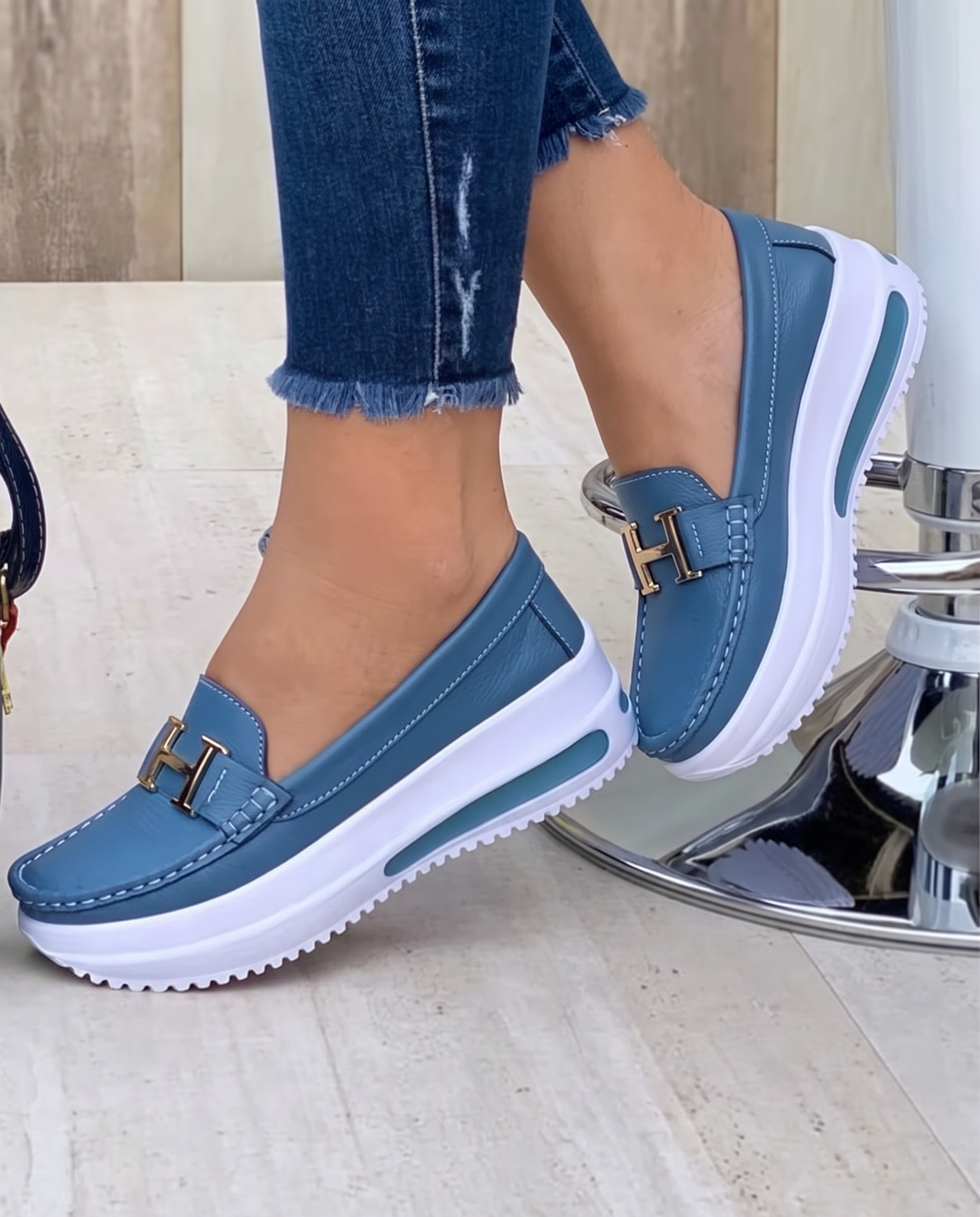 Lunette™ - Elegante Halbschuhe mit Plateau