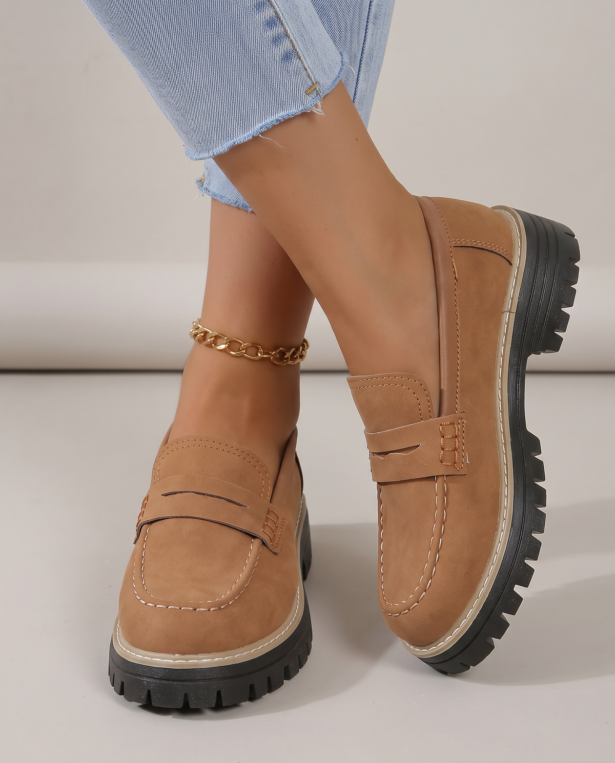 Elanora™ - Elegante Halbschuhe mit dicker Plattform