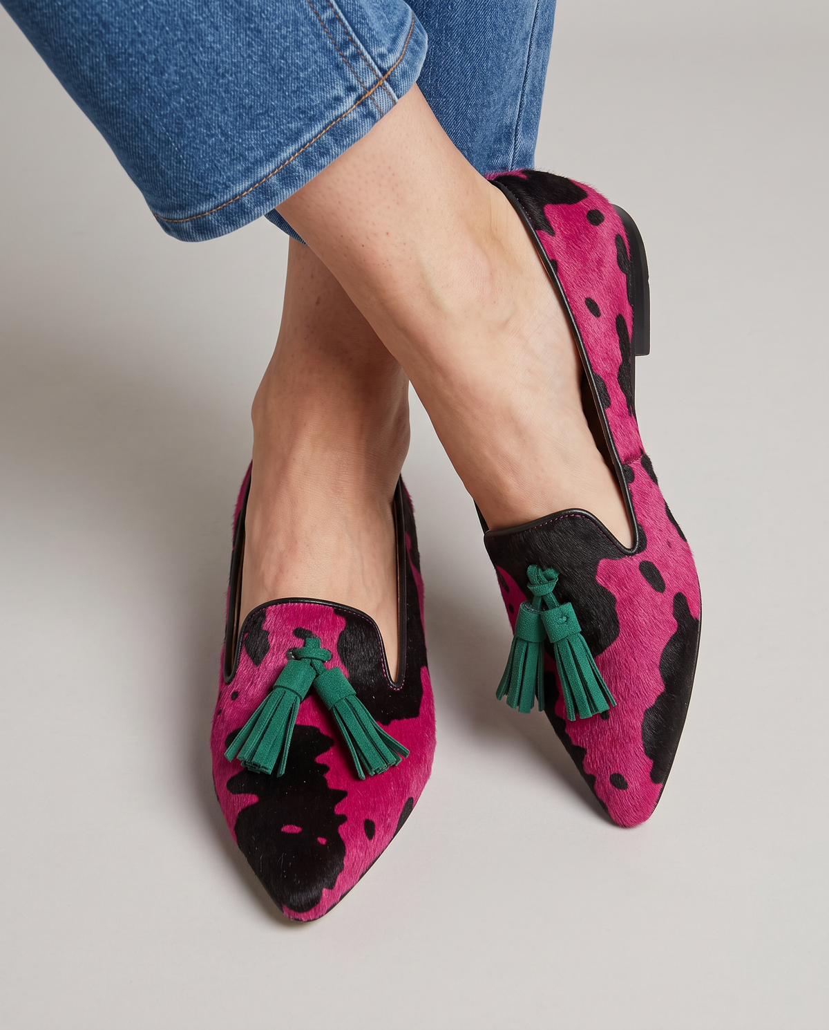 Giovettina™ - Elegante Halbschuhe mit verspielten Pompoms