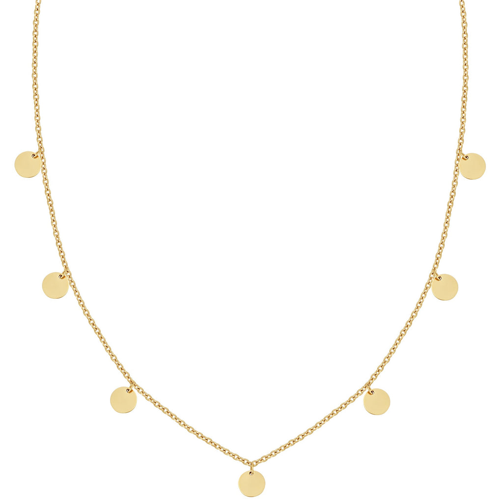 BonnyCoin Kette mit Plättchen Gold