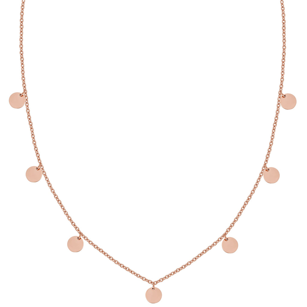 BonnyCoin Kette mit Plättchen Rose