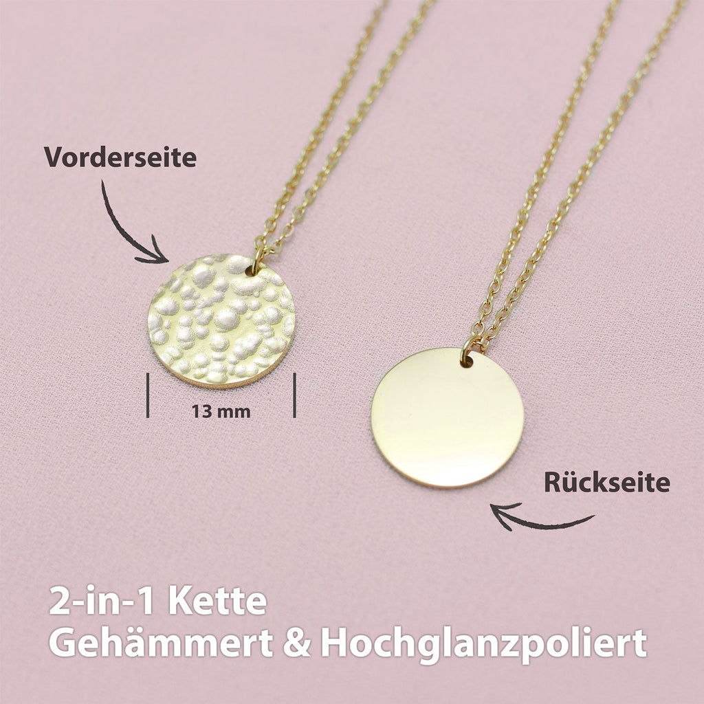 BonnyMoonbase Kette mit Platte Gold