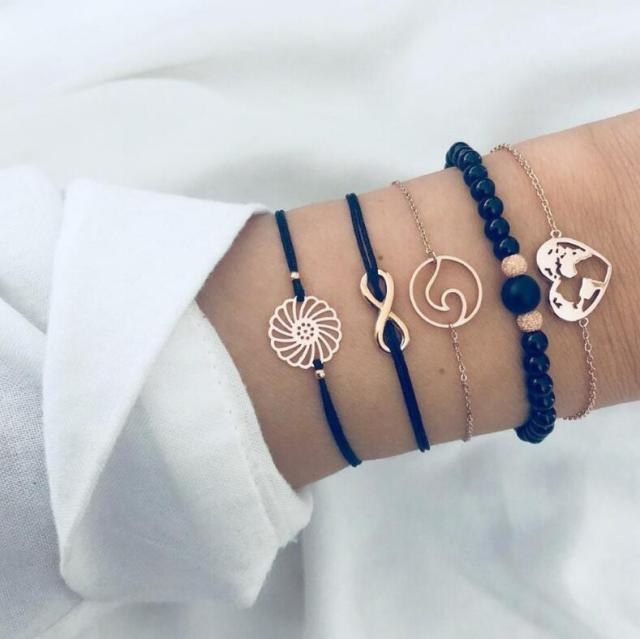 Exklusives 5-teiliges Armband-Set