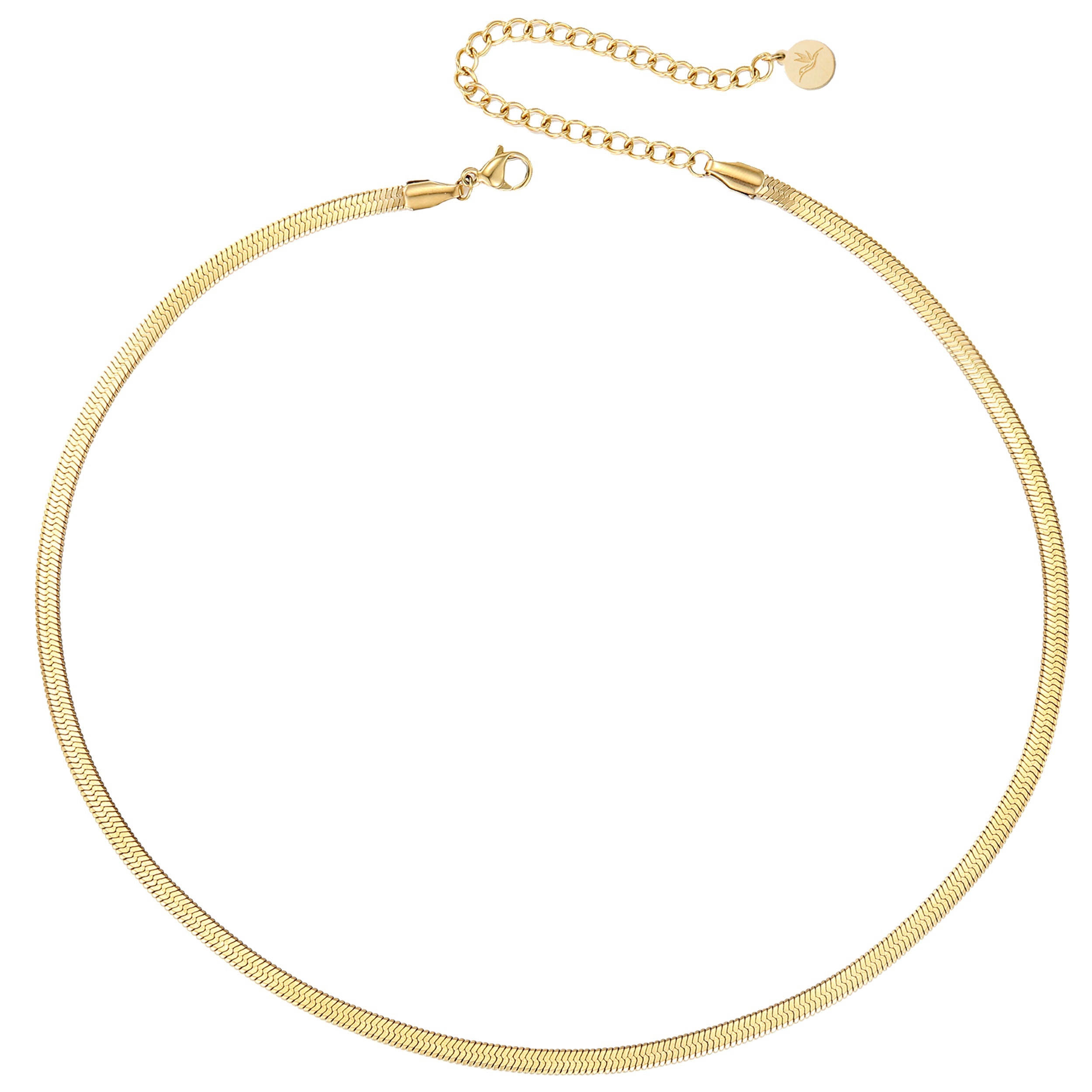BonnySnake Schlangenkette Gold