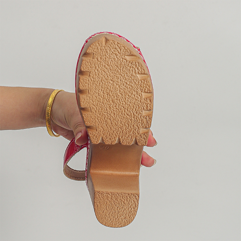 Alessia - Peep-Toe Kettenschuh