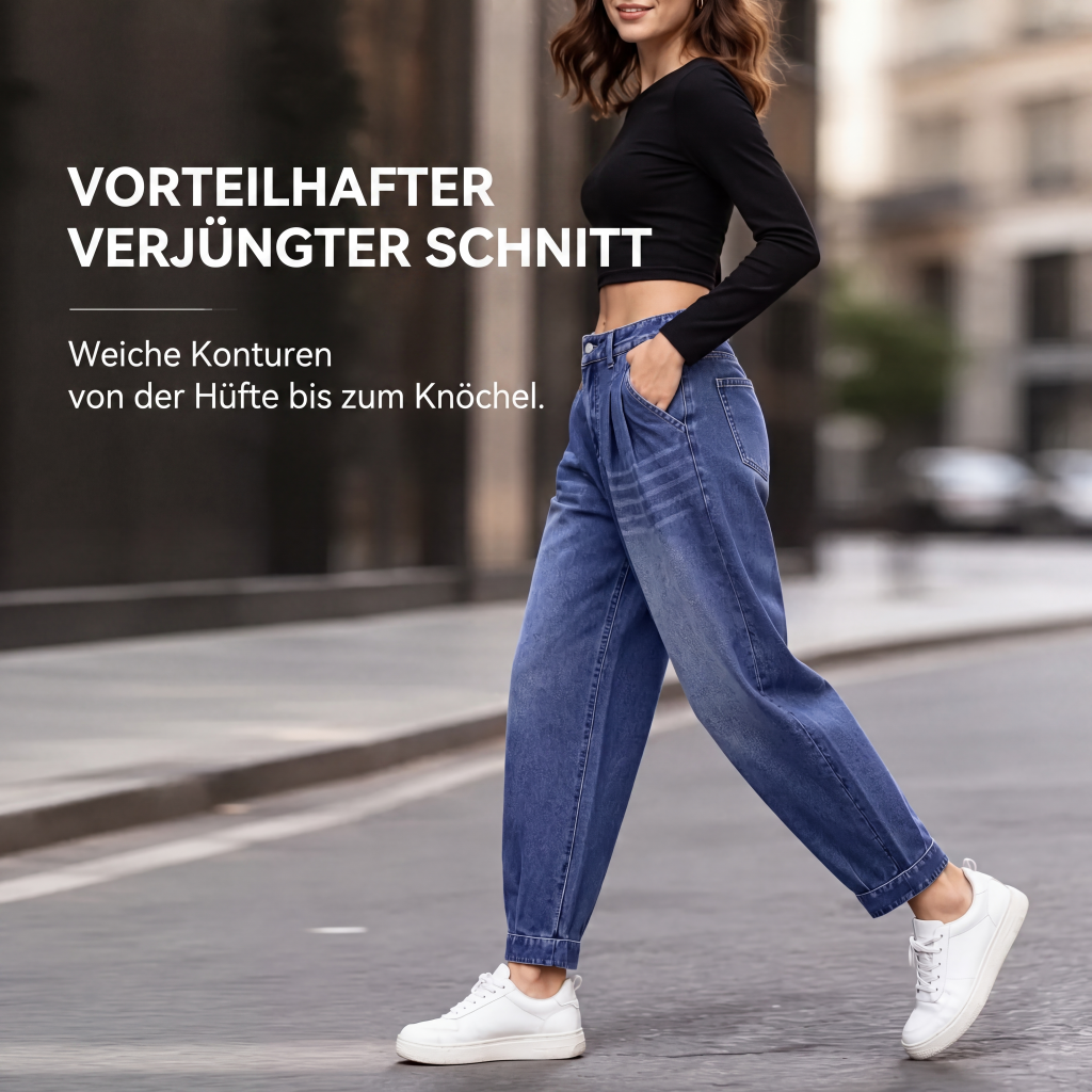 Norelia™ – High-Waist Harem Jeans