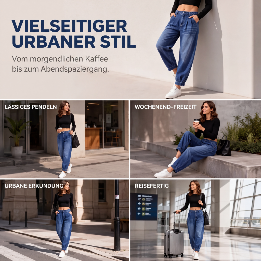 Norelia™ – High-Waist Harem Jeans