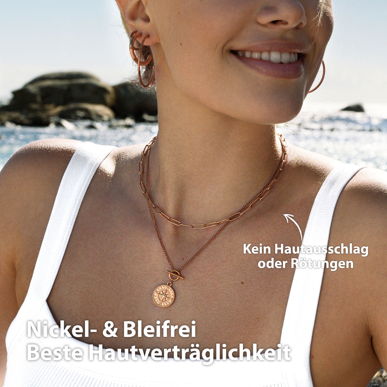 BonnyLink Gliederkette Rosegold