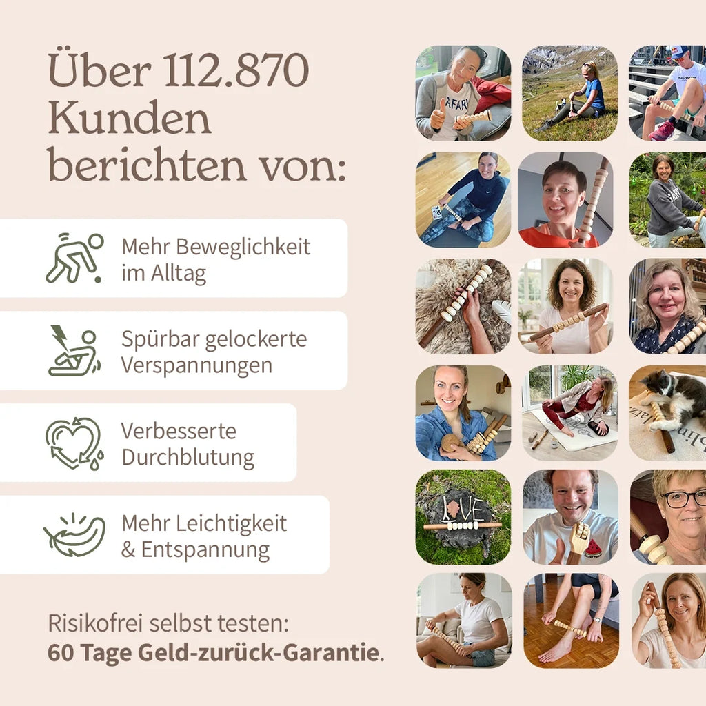 Löse Verspannungen in wenigen Minuten – ganz bequem im Sitzen.