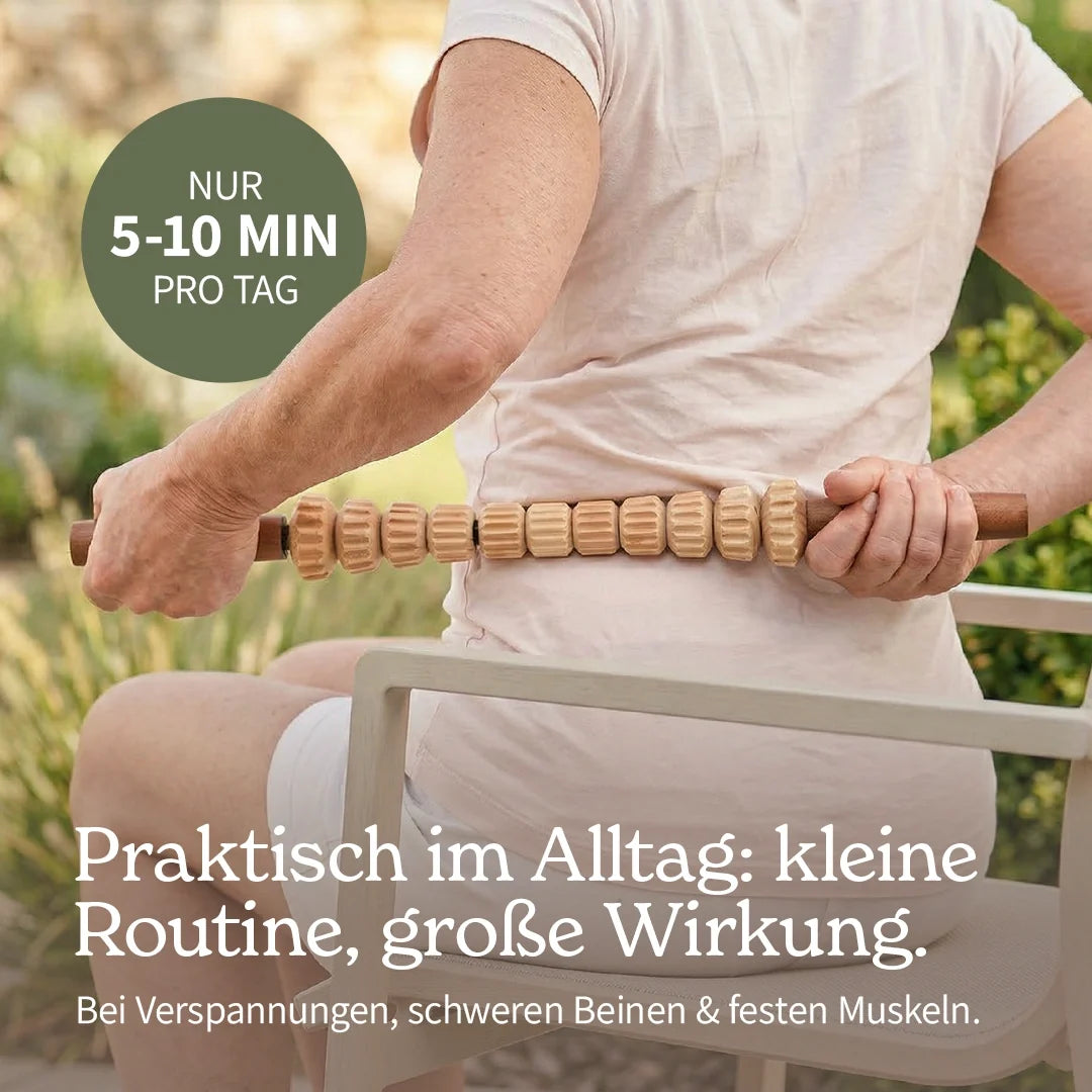 Löse Verspannungen in wenigen Minuten – ganz bequem im Sitzen.