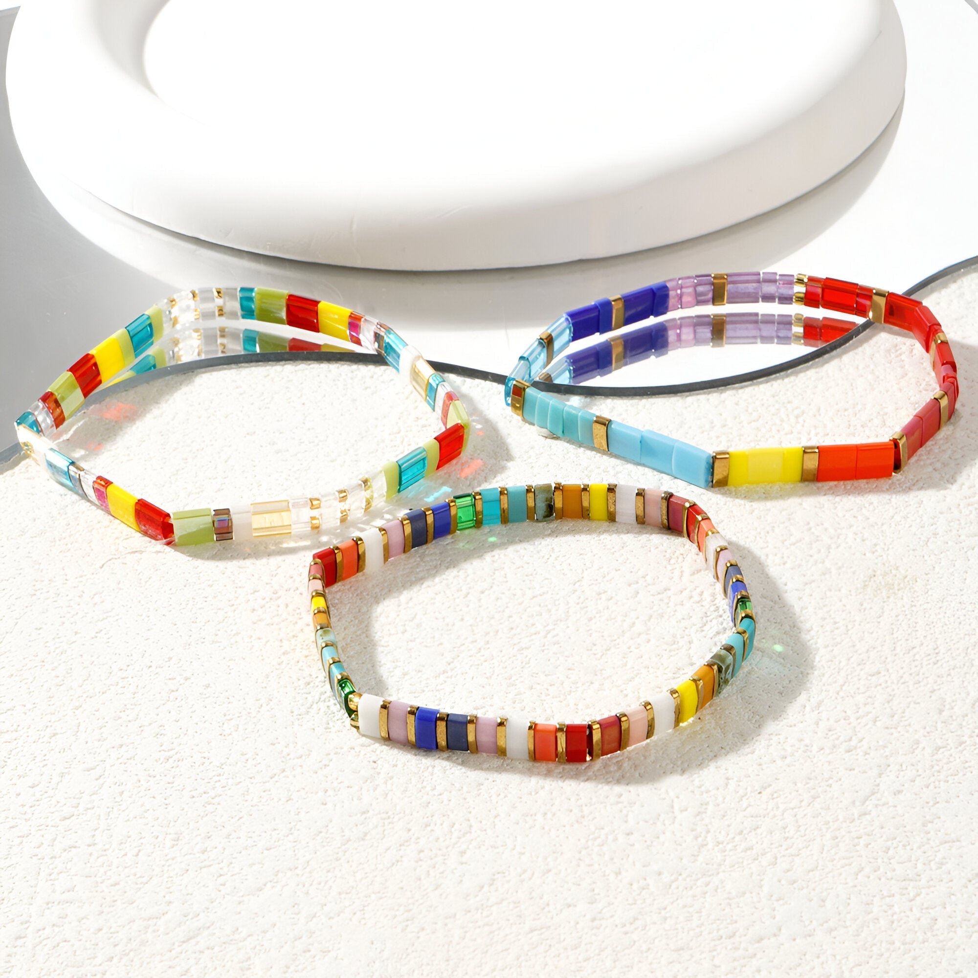 RegenbogenGlanz™ Perlenarmband
