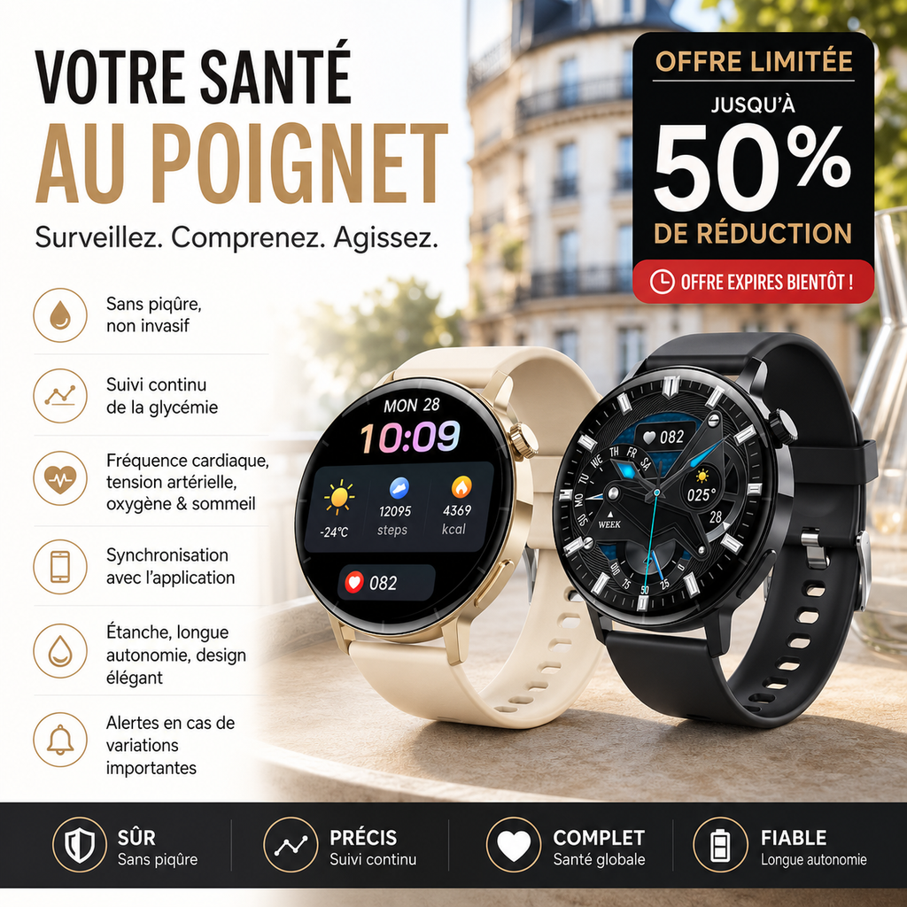 VELTOR™ | Montre Connectée Intelligente